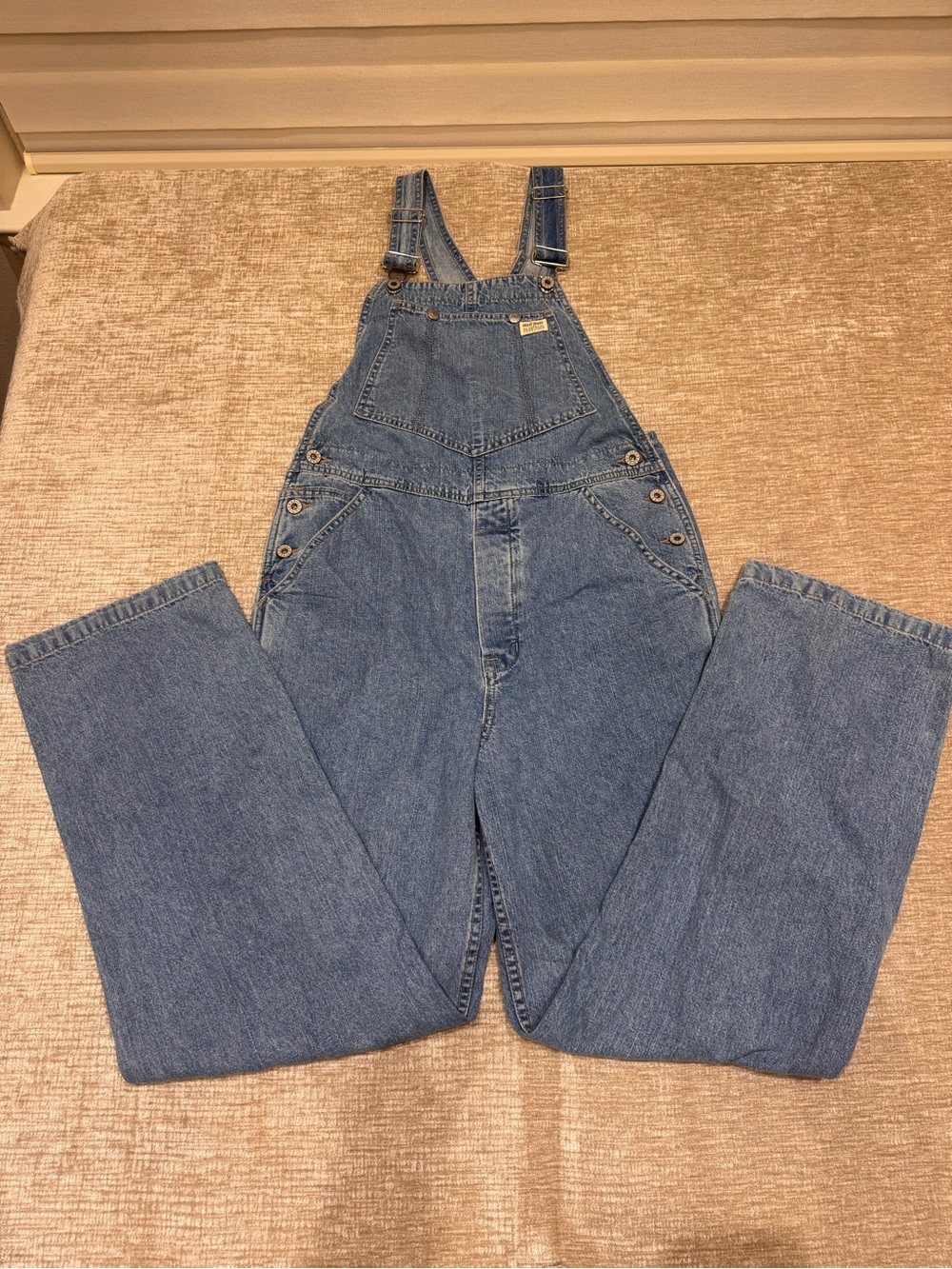 Vintage guess Blue Denim Overalls large